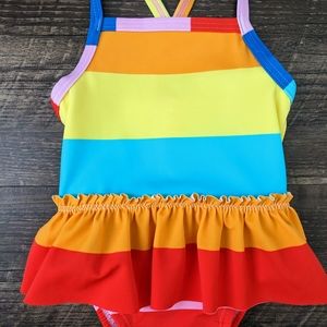 NWT Hanna Andersson One Piece Rainbow Swimsuit